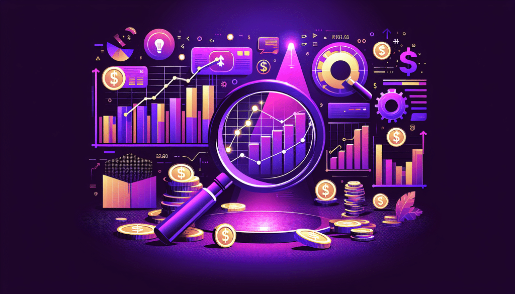 how-to-determine-ad-integration-ROI magnifying glass and graphs